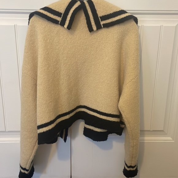 EUC Beautiful oversized cardigan in Korean brand EENK letter project size S - Picture 5 of 5